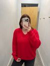 Cozy Red Sweater