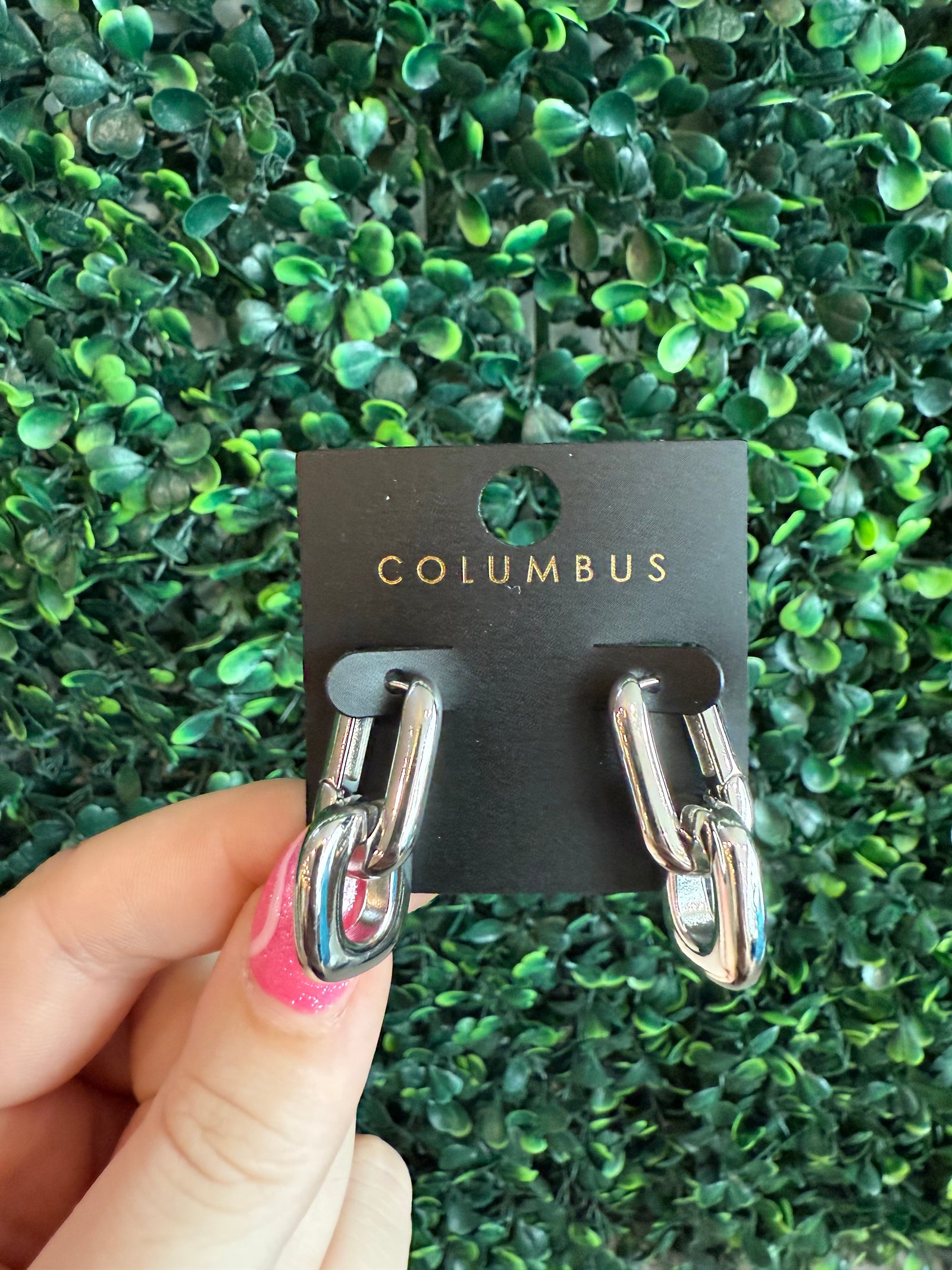 Silver Chain Earrings