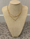 Gold 3 Layered Necklace