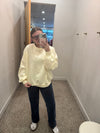 Oversized Yellow Crewneck