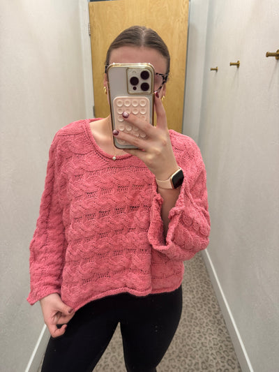 Pink Knit Sweater