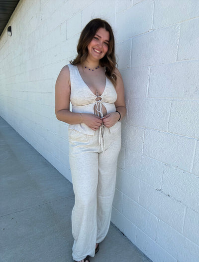 Linen Wide Leg Pants