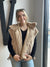 Beige Sherpa Vest