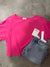 Pink Cropped T-Shirt