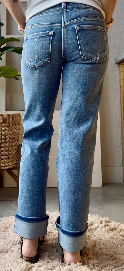 Everyday Cuffed Straight Jeans