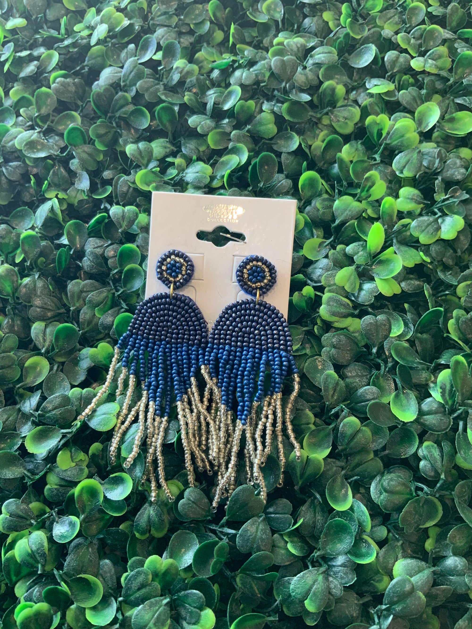 Arched Beaded Earrings